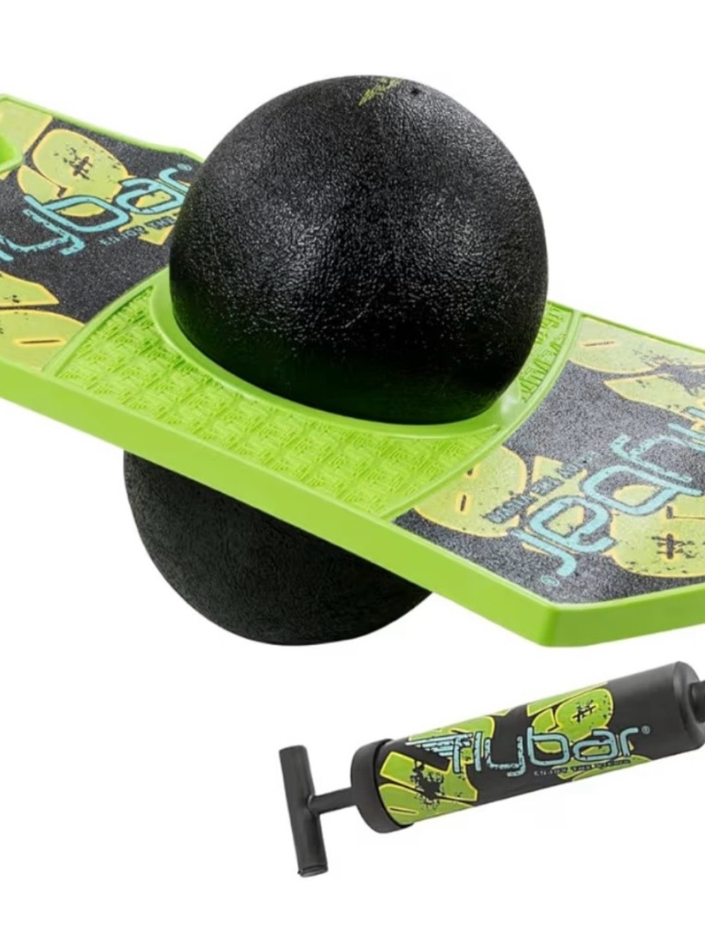 Flybar Pogo Trick Ball for Kids – Balance Bounce Board with Anti-Slip Deck –